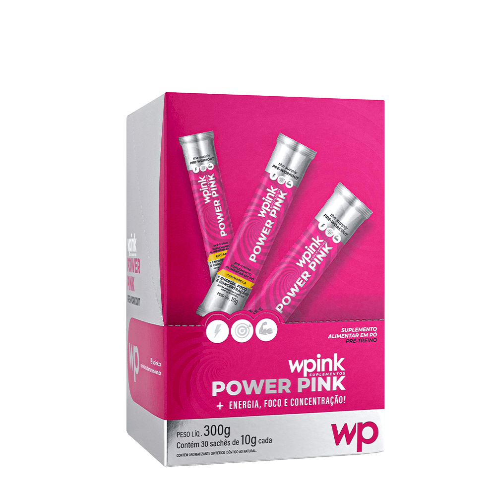 power pink de carambola - pré-treino - 300g - wp