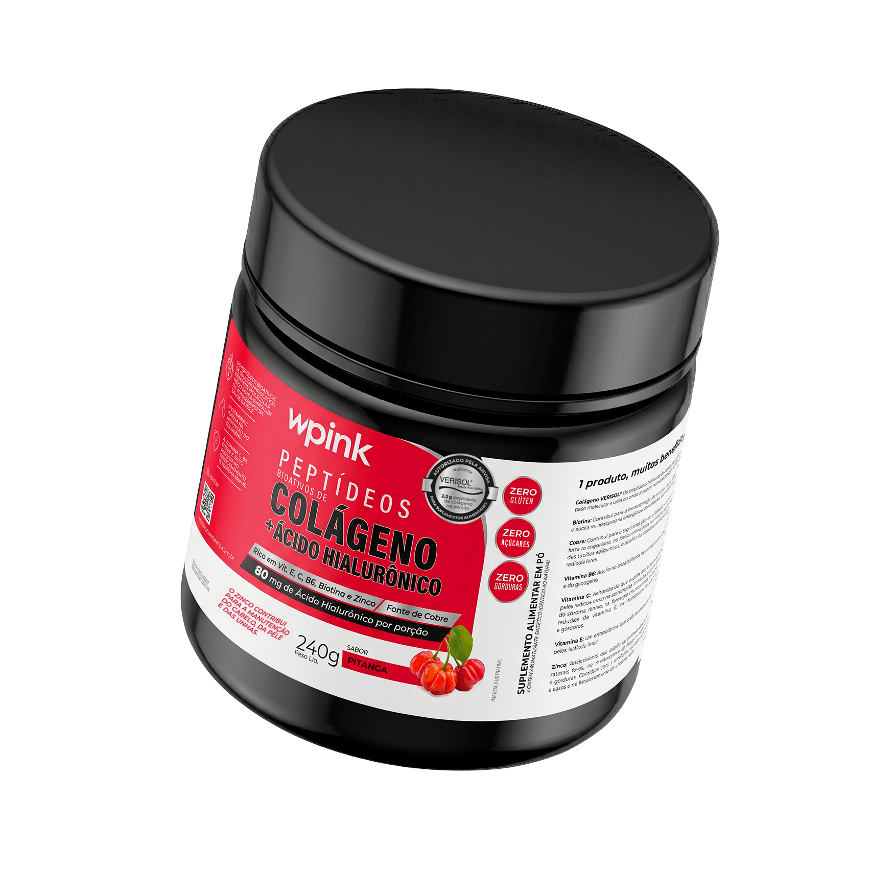 colágeno de pitanga - 240g - the supply - wp