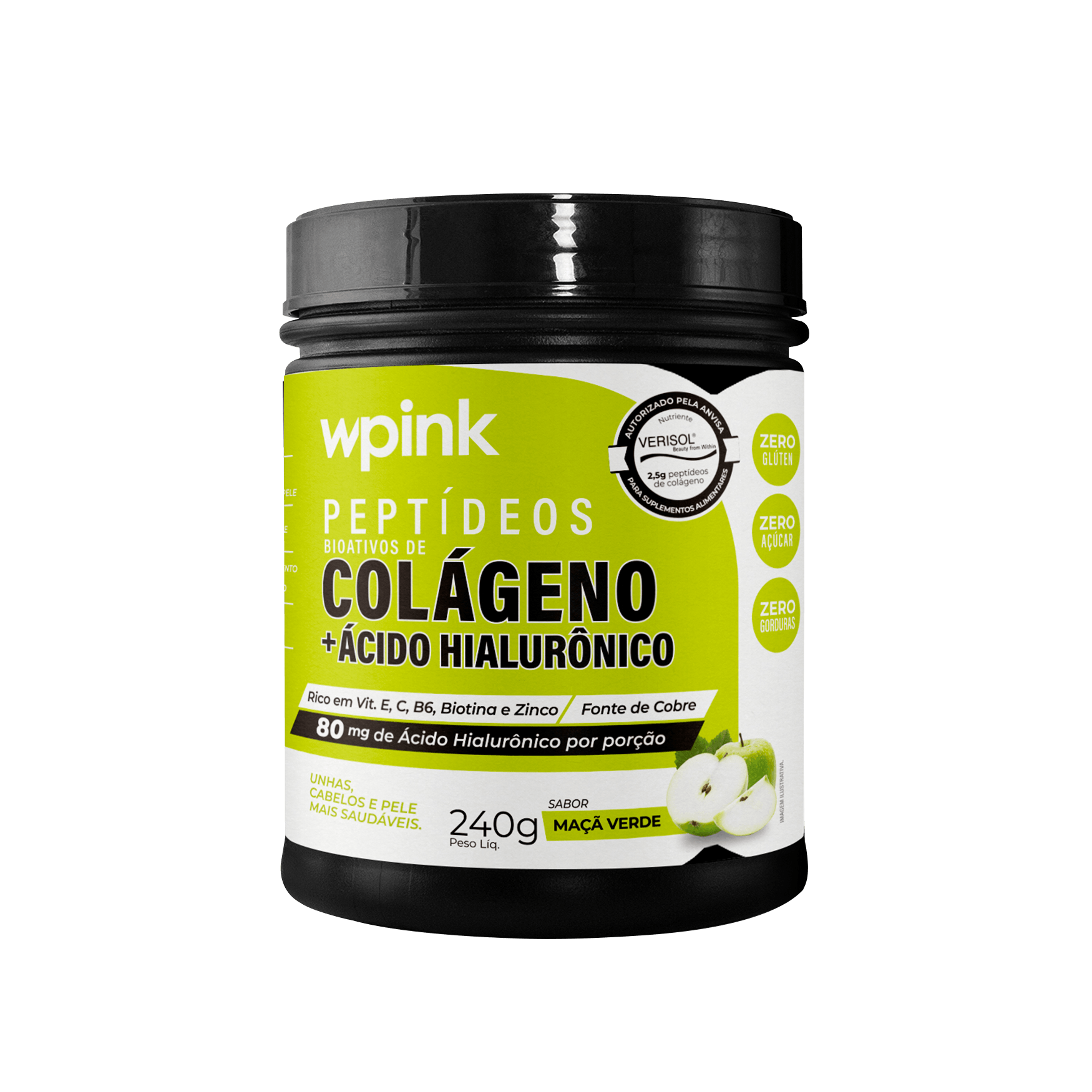 colágeno de maçã verde - 240g - the supply – wp