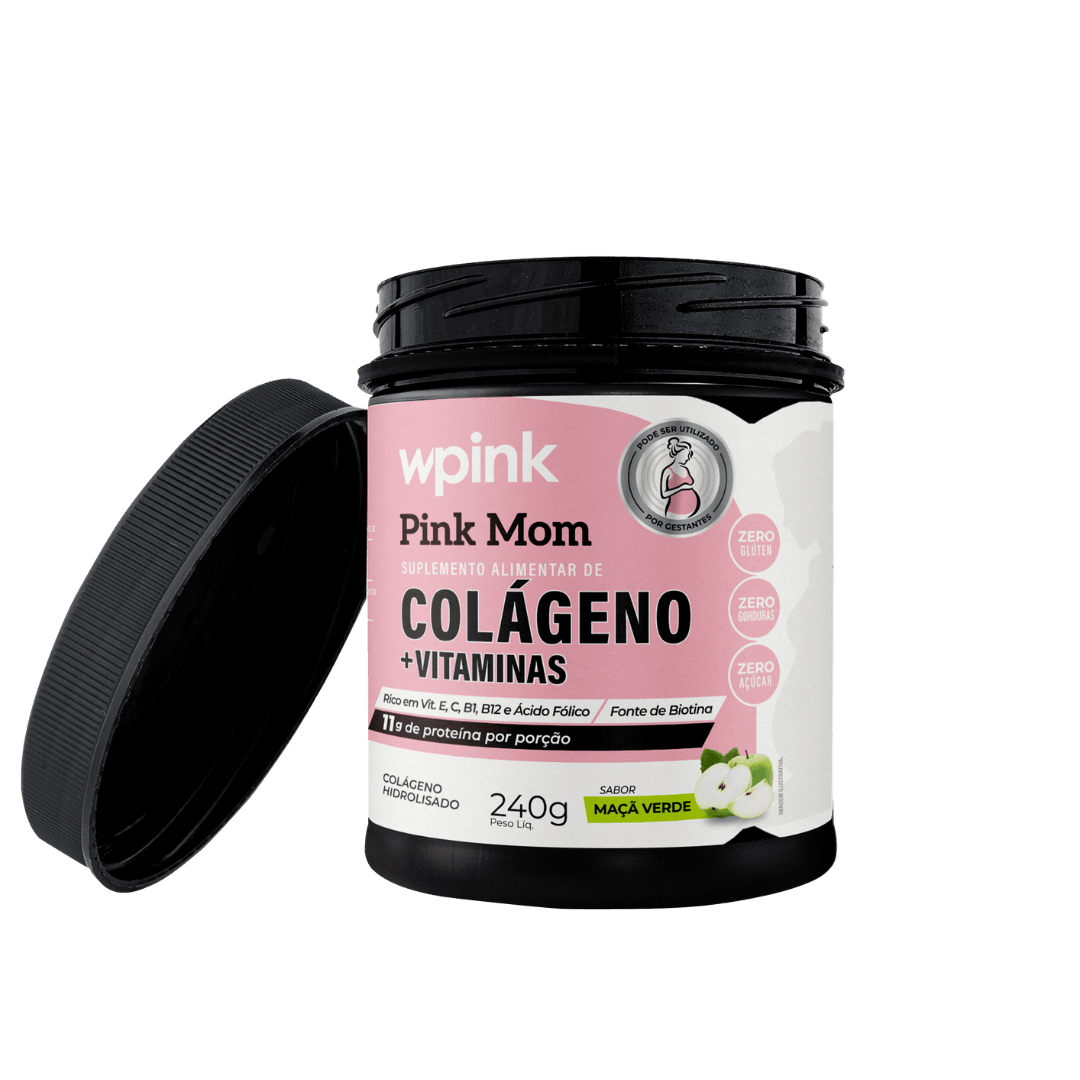 colágeno pink mom maçã verde - 240g - wp