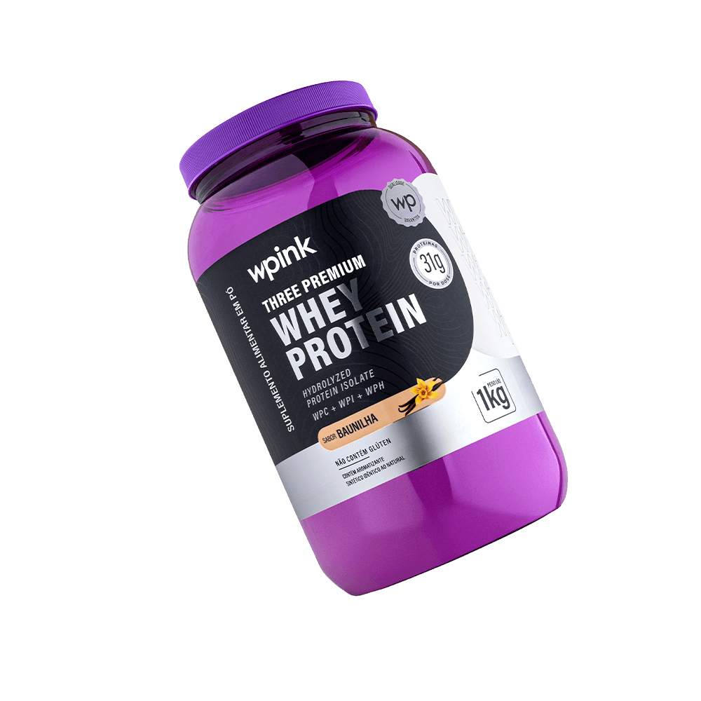 three premium whey protein baunilha 3W - (1kg) - wp